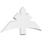 Ekena Millwork Davenport Architectural Grade PVC Gable Bracket, 48"W x 20"H x 2"D x 6"F, 10/12 Pitch GBP048X20X0206DAV00 - alternate 1